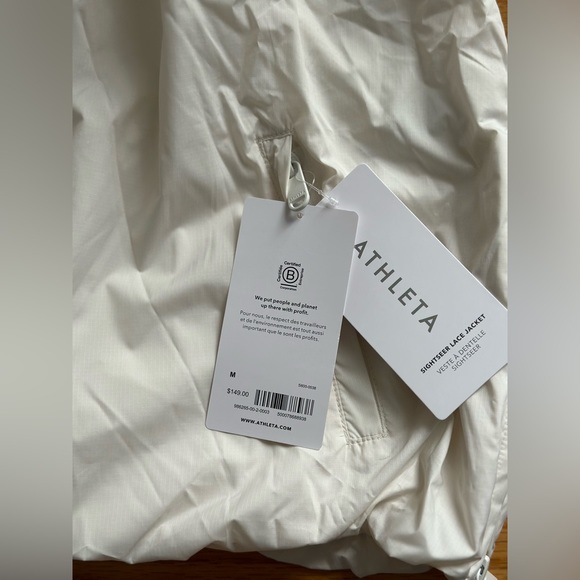 NWT ATHLETA SIGHTSEER LACE JACKET - Picture 2 of 4